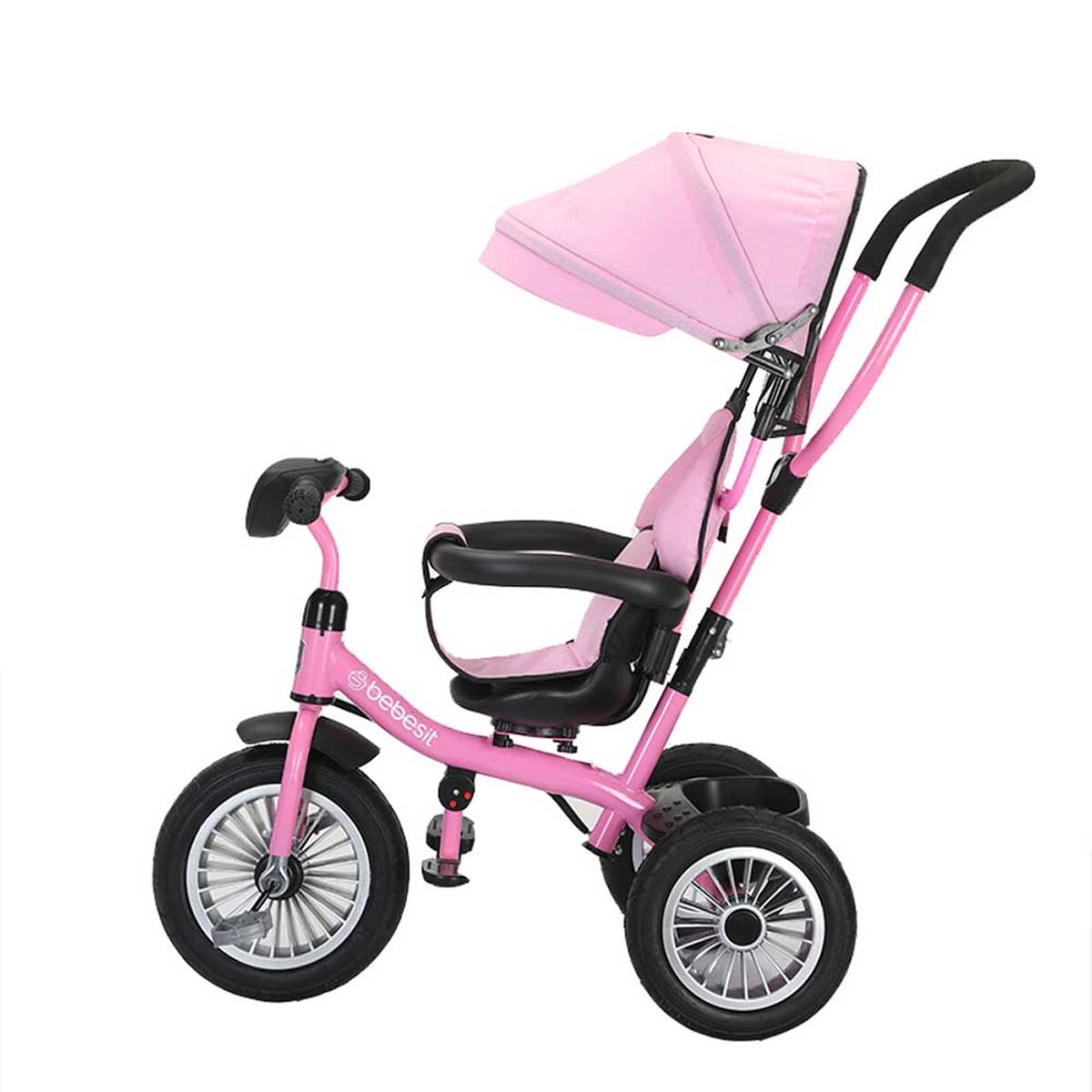 Triciclo Paseo Infantil Rosa Bebesit