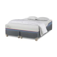 Cama Americana CIC Base Dividida 2 Plazas Excellence Plus + Almohada + Plumón
