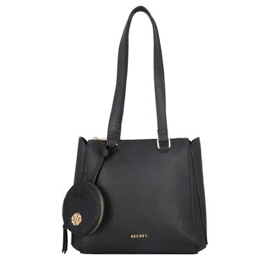 Cartera de Hombro Secret Sofia FW25 L Negro