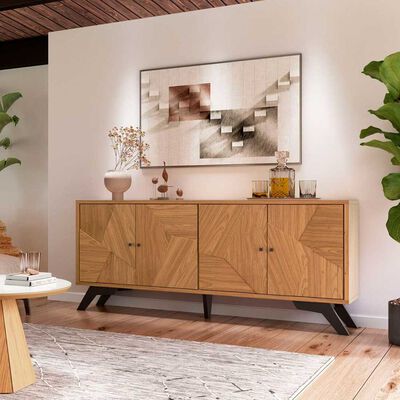 Imagen 1 del producto Rack Roca Santos Hasta 60"" Roble