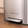 Basurero Mate con Pedal Simple Cook 30 lt.