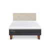 Cama Europea CIC 2 Plazas Ortopedic Advance + Respaldo Villarrica Alpino