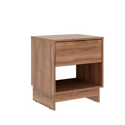 Velador Roca Fit 1 Cajón Canela