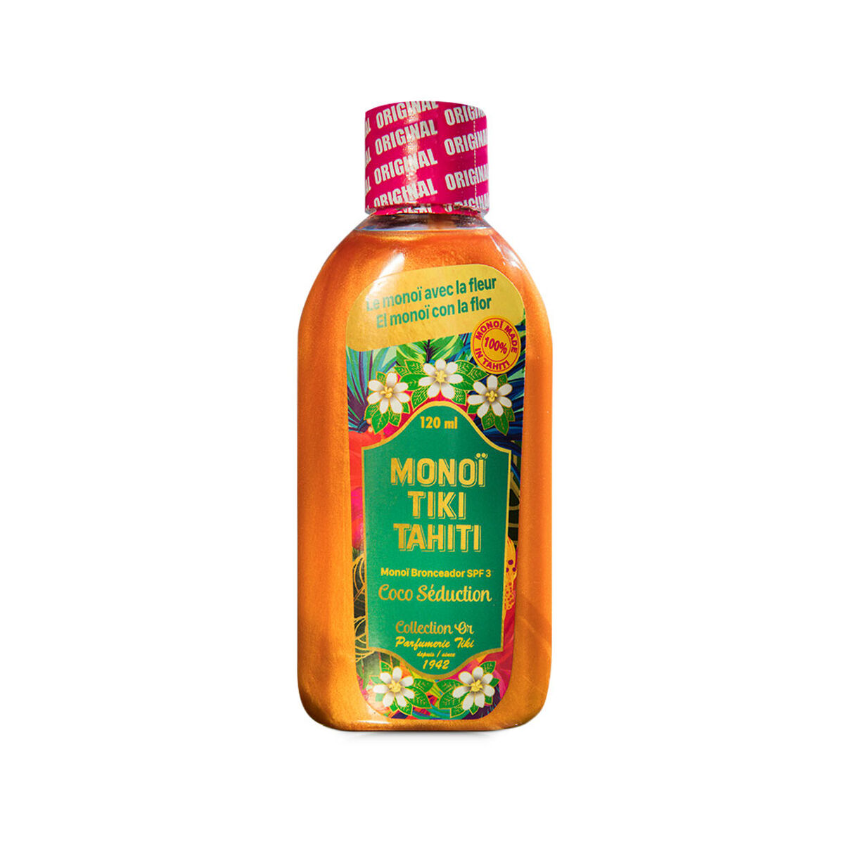 Bronceador Monoi Tiki Tahiti Coco Oro 120 ml