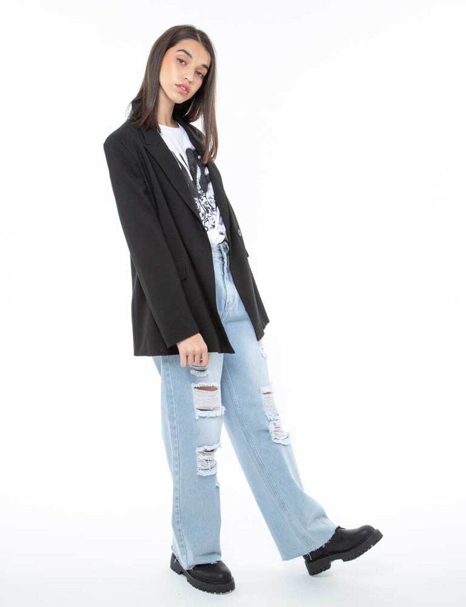 Blazer Oversized Mujer Icono