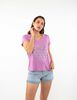 Polera Con Estampado Manga Corta Mujer Zibel