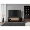 Rack Tuhome Smith Hasta 75" Nogal Europeo-Roble Natural