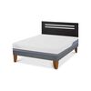 Cama Europea CIC 2 Plazas Excellence Plus + Respaldo Munich Negro