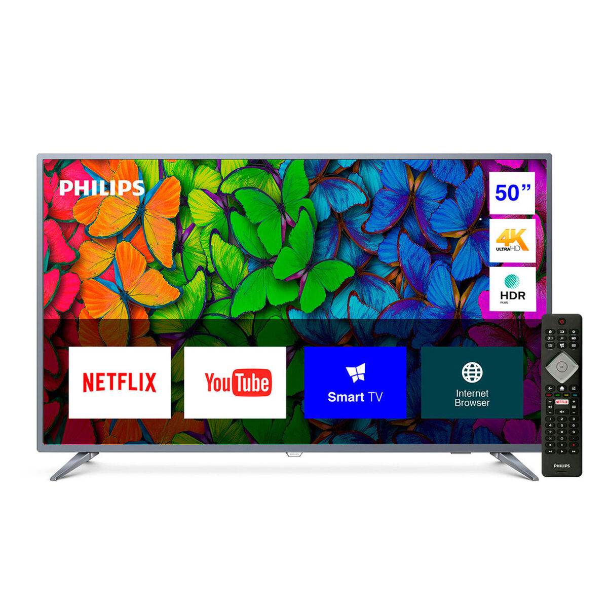 LED 50" Philips 50PUD6513 Smart TV Ultra HD 4K