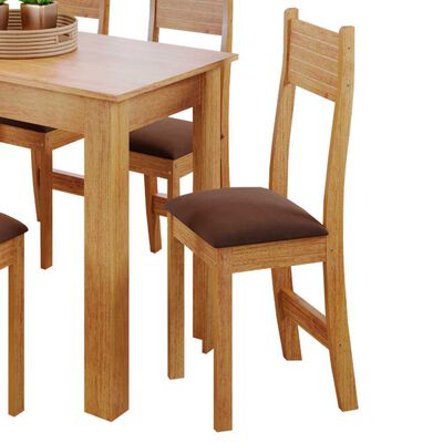 Imagen 2 del producto Juego de Cómedor Altavision Violeta 6 Sillas Café