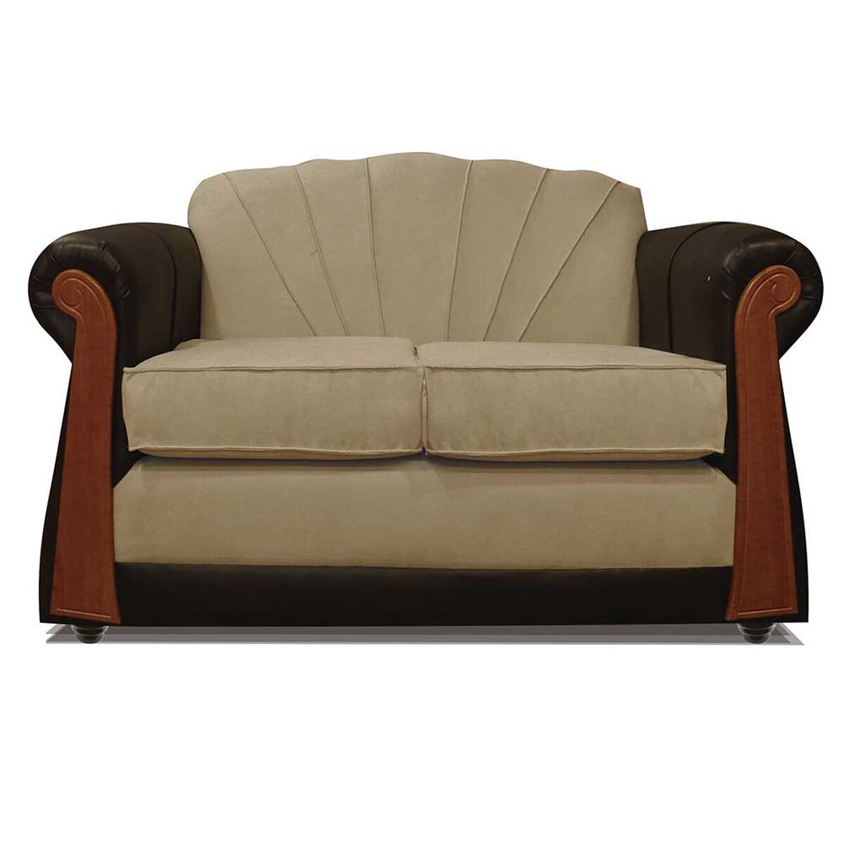 Juego de Living Elegant Detail Marsella Sofá 3 Cuerpos + Sofá 2 Cuerpos Beige