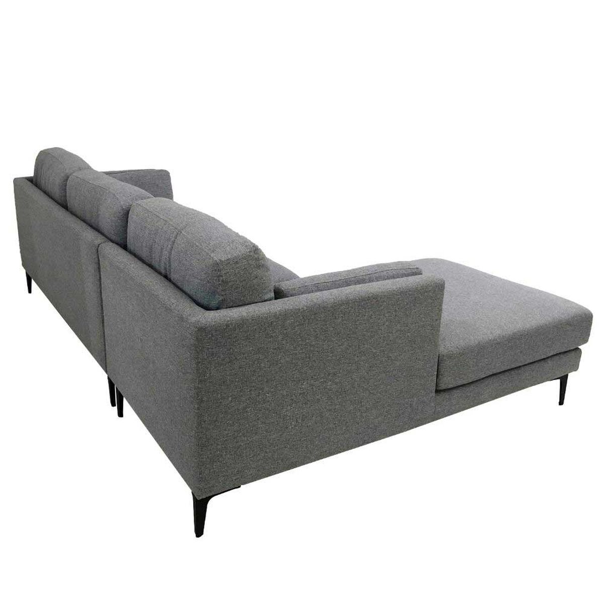 Sofá Seccional Amuv Carraro 3 Cuerpos Gris