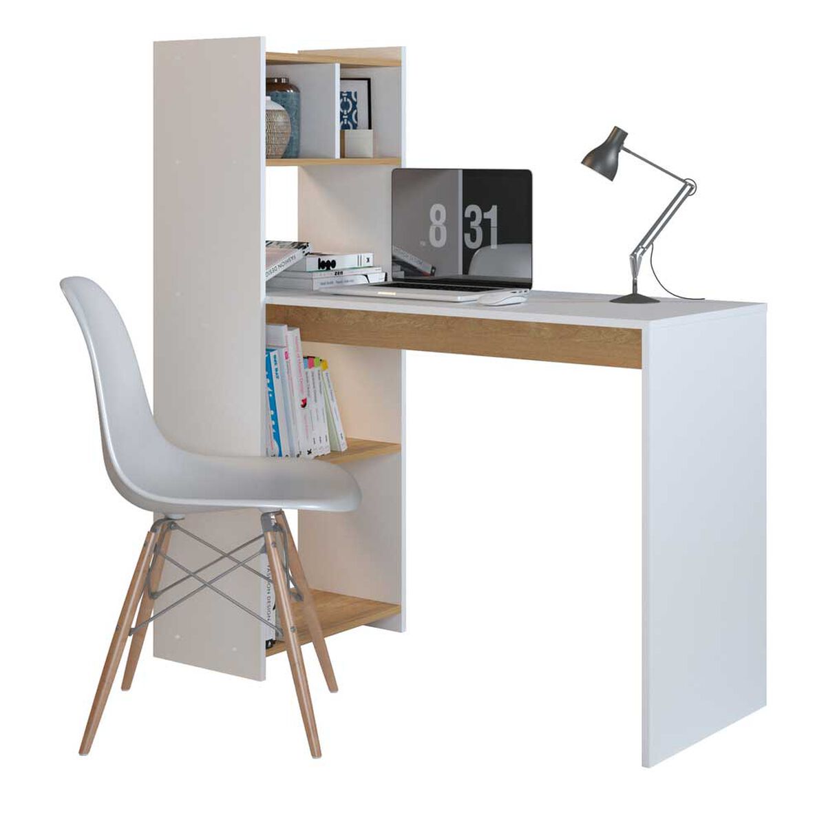 Escritorio Silcosil Burgos Blanco Madera