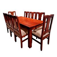 Juego de Comedor Living Factory Teka 8 Sillas Beige