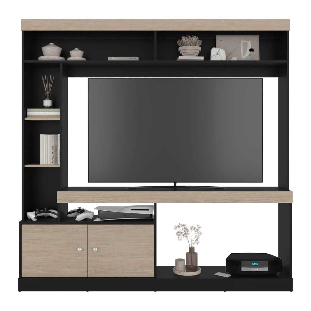 Estante TV Tuhome Classic Color Hasta 65" Cartagena y Wengue