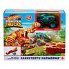 Pista de Auto Ataque de Diente de Sable Hot Wheels Monster Trucks
