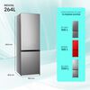 Hisense Refrigerador Frío Directo 262 lts RB341NL 180x55CM