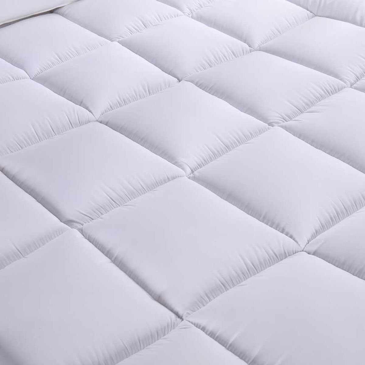 Topper Illusions 1 Plaza Microfibra Blanco