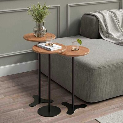 Imagen 2 del producto Set Mesas Decocasa Orb Canela Negro