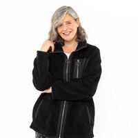 Chaqueta Peluda Mujer Portman Club Negro