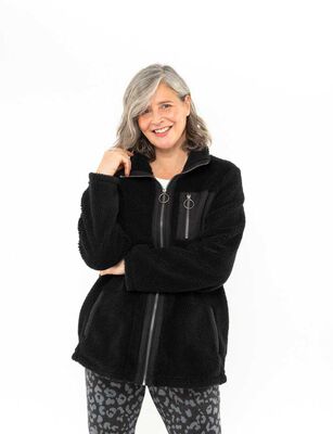 Imagen 1 del producto Chaqueta Peluda Mujer Portman Club Negro