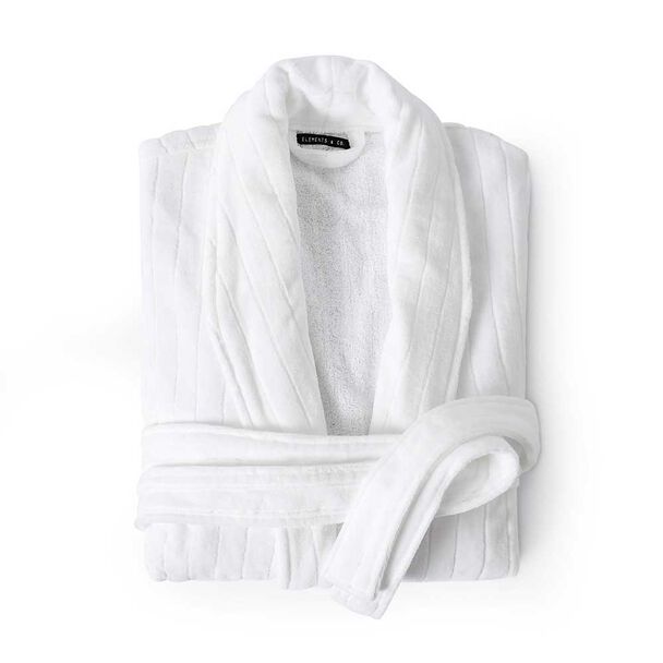 Bata de Baño Elements & Co Spa Talla M Blanco