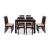 Juego de Comedor CIC Ñuble Chocolate 8 Sillas