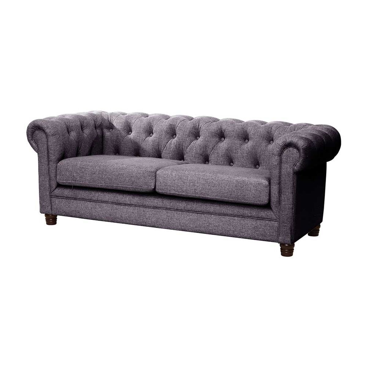 Sof&aacute; Latam Home Florencia 3 Cuerpos Gris Oscuro