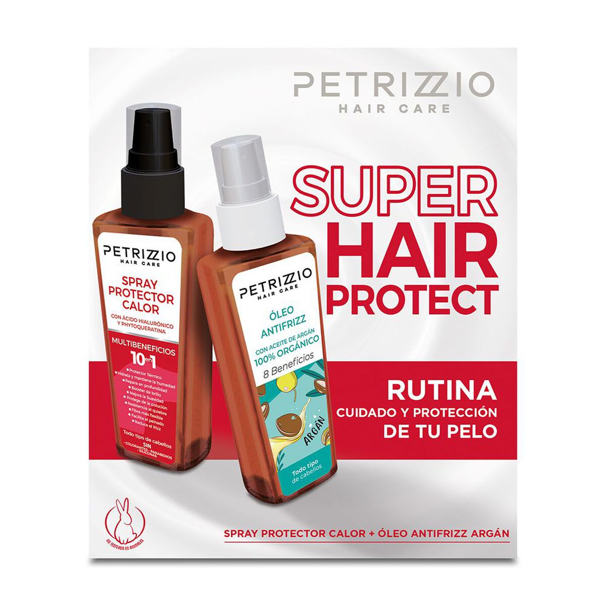 Set Super Hair Protect &Oacute;leo + Protector de Calor Petrizzio