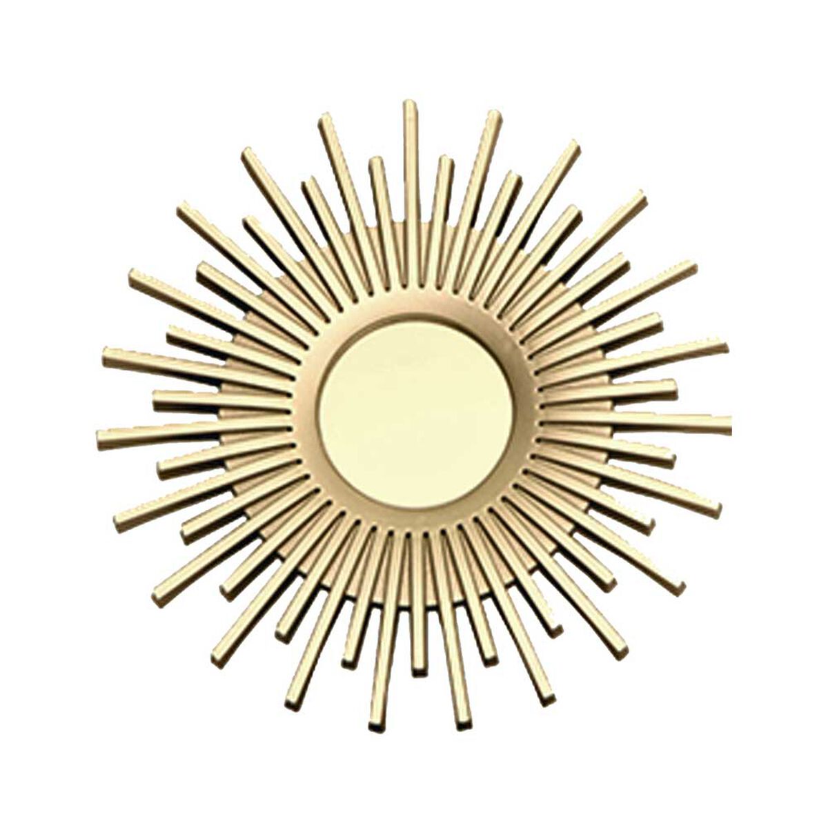 Set 3 Espejos Plástico Vgo para Colgar Circular 25 cm Dorado