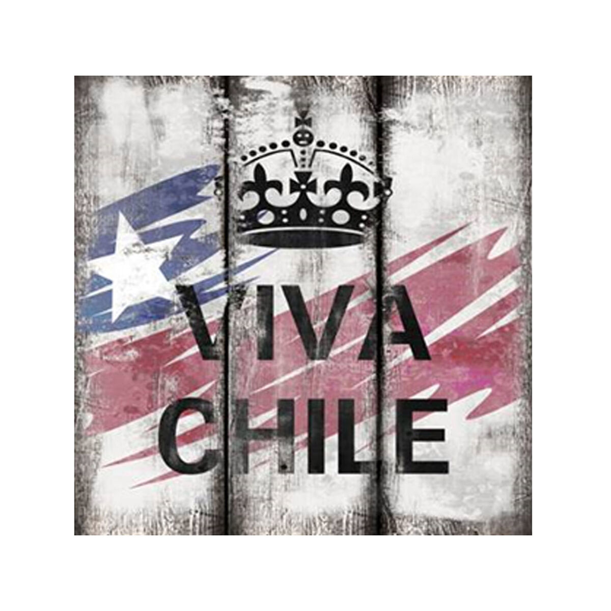 Pintura En Madera Serie Chile