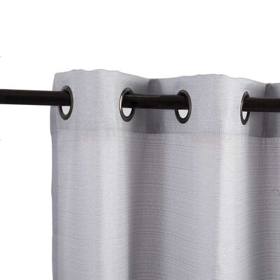 Imagen 2 del producto Set de Cortinas Mashini Atacama 140 x 220 cm Gris