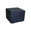Sof&aacute; Muebles MYM Julietta 3 Cuerpos + Dos Pouf 1 Cuerpo Negro