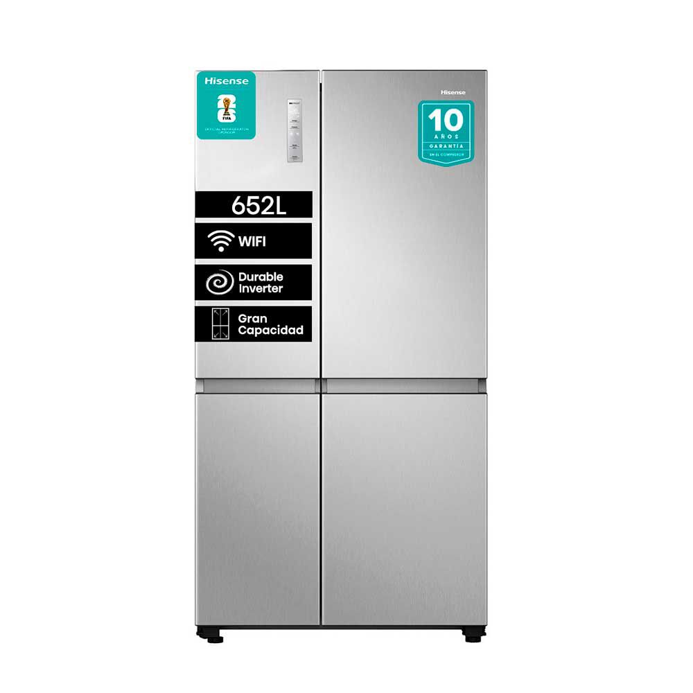 Refrigerador Side by Side Hisense RS820NV 652 L