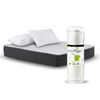 Cama Ba&uacute;l Latam Home Full Colch&oacute;n New Top Beige + 2 Almohadas