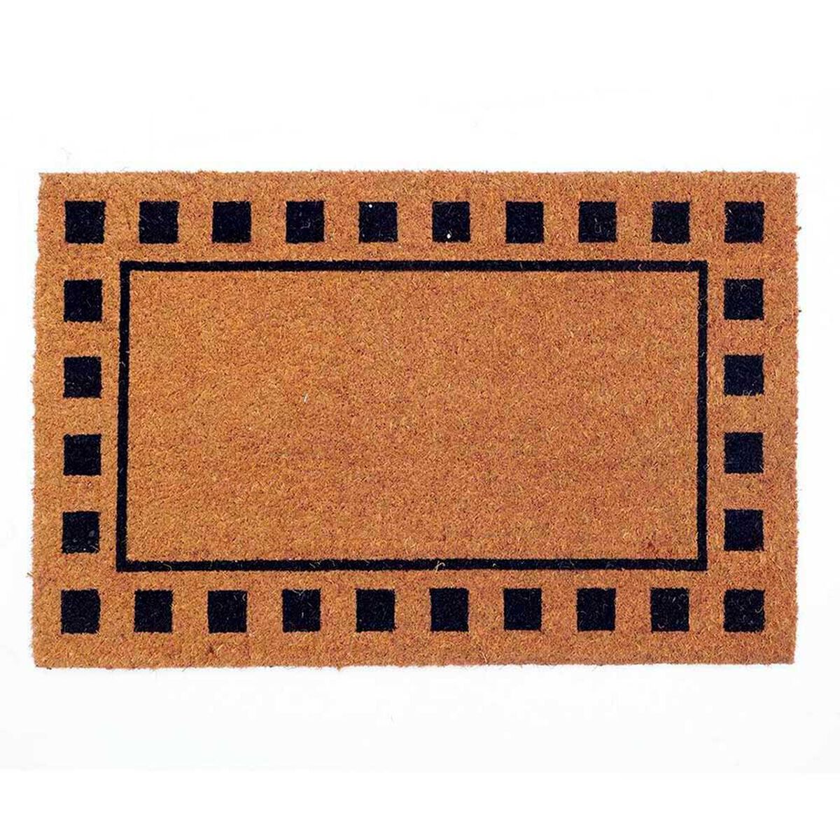 Limpiapi&eacute;s Idetex Coco Squares 45 x 75 cm Caf&eacute;