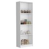 Estante 4 Repisas + Estante 2 Puertas + Estante 5 Repisas TuHome Home Blanco