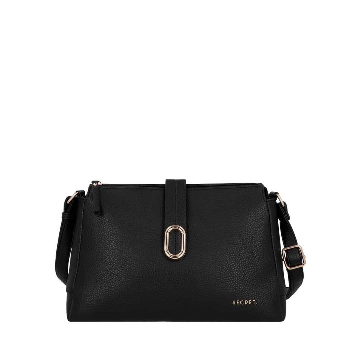 Cartera Bandolera Secret Sofia SC7 Mediana Negra