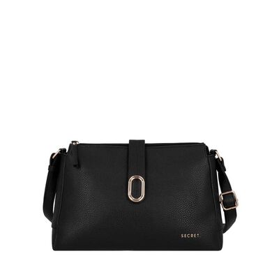 Cartera Bandolera Secret Sofia SC7 Mediana Negra