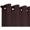 Cortinas Velo Lino 140X220 Cm Café