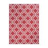 Alfombra Dib Kaleb 116 x 170 cm Rojo