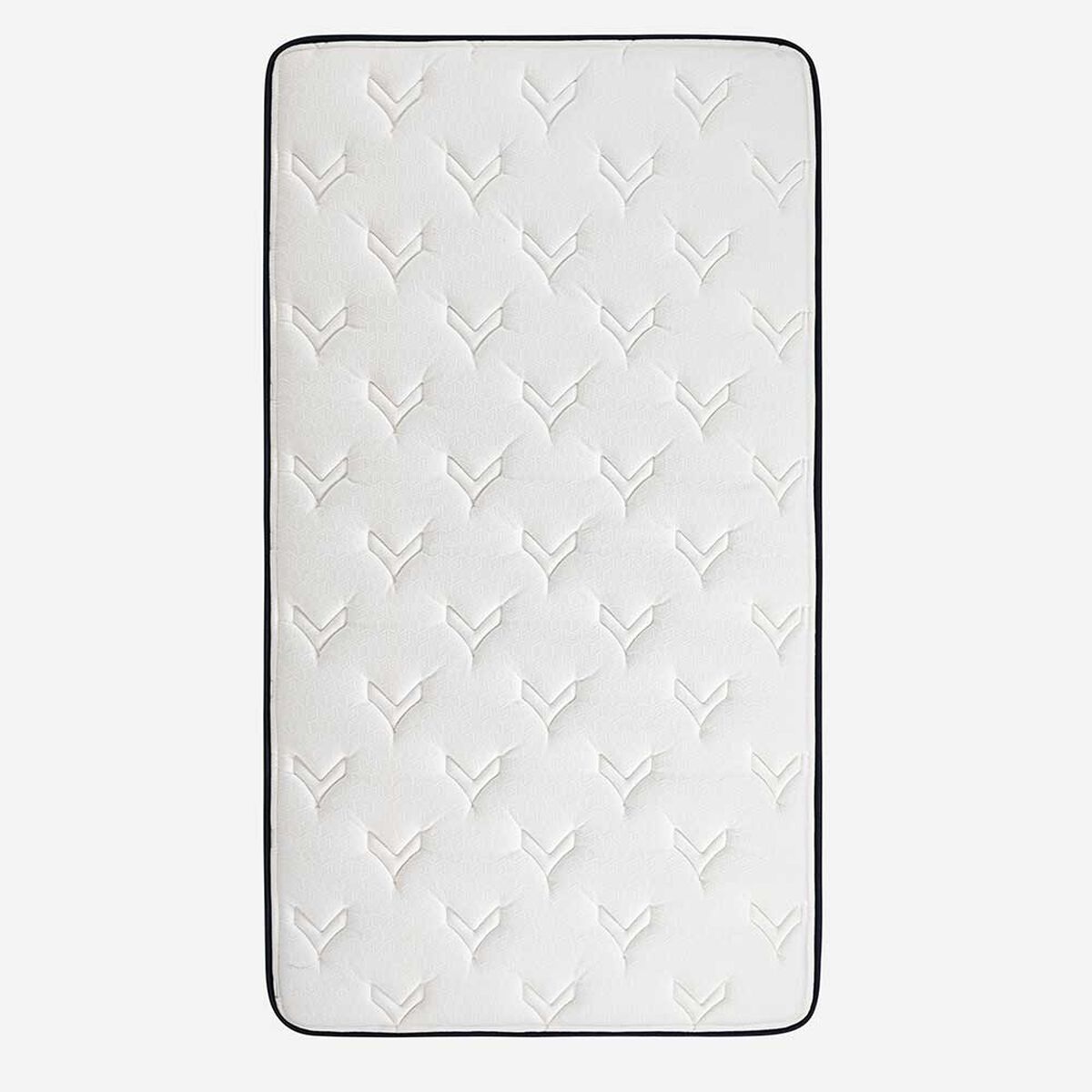 Cama Europea Rosen 1,5 Plazas Indie + Respaldo + Velador Issey Azul