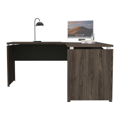 Imagen 2 del producto Escritorio en L TuHome Home Office Negro Soft Coñac