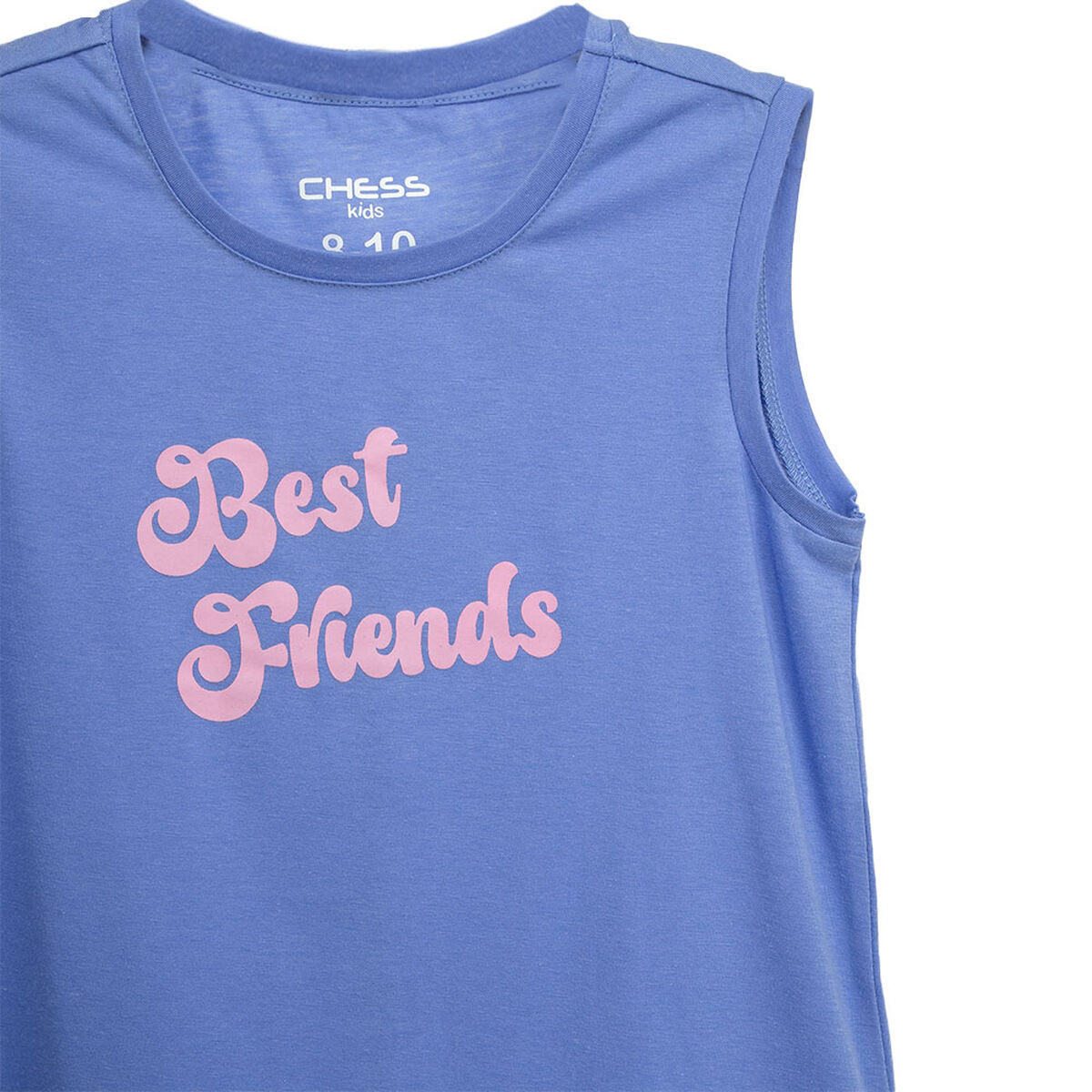 Polera sin Manga Niña Chess
