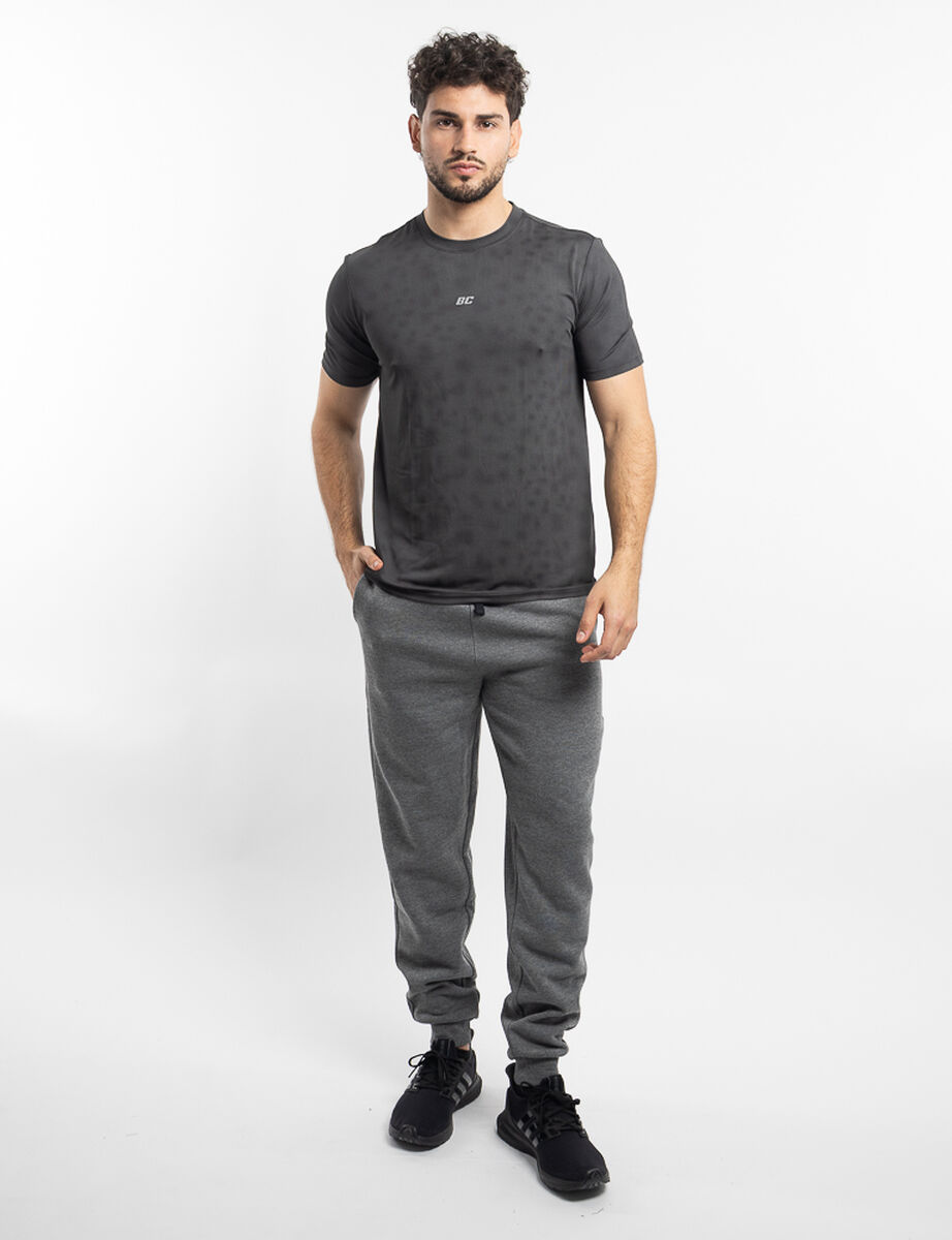 Polera Deportiva Manga Corta Hombre Black County