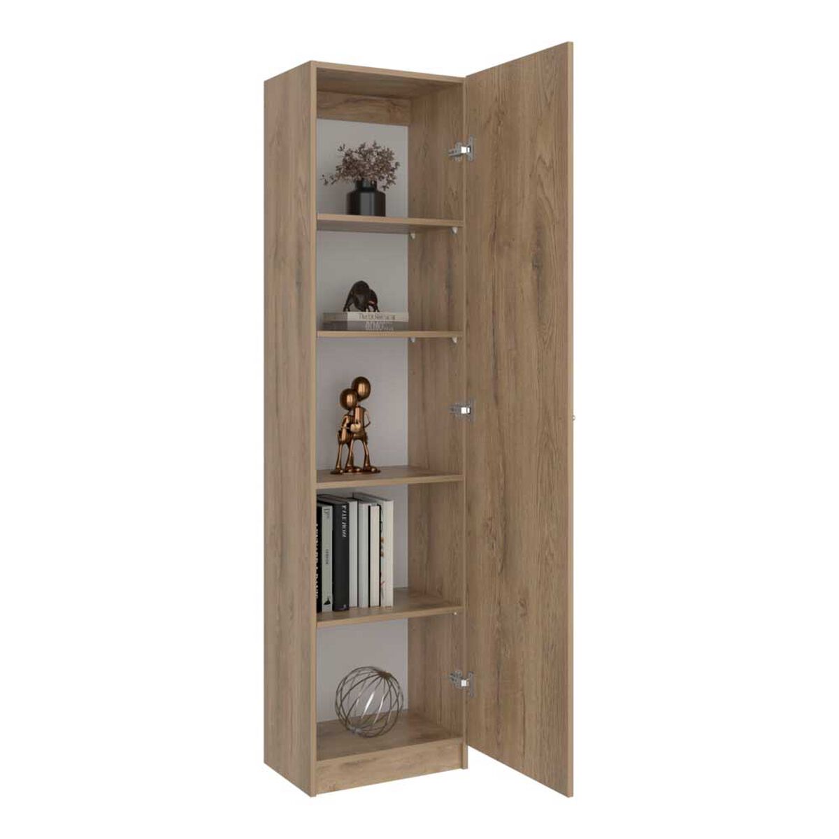 Estante Tuhome Home E5 1 P Macadamia Y Blanco
