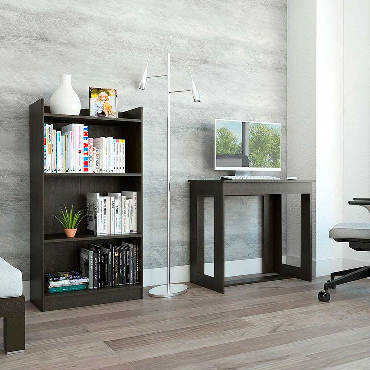 Escritorio + Biblioteca Tuhome