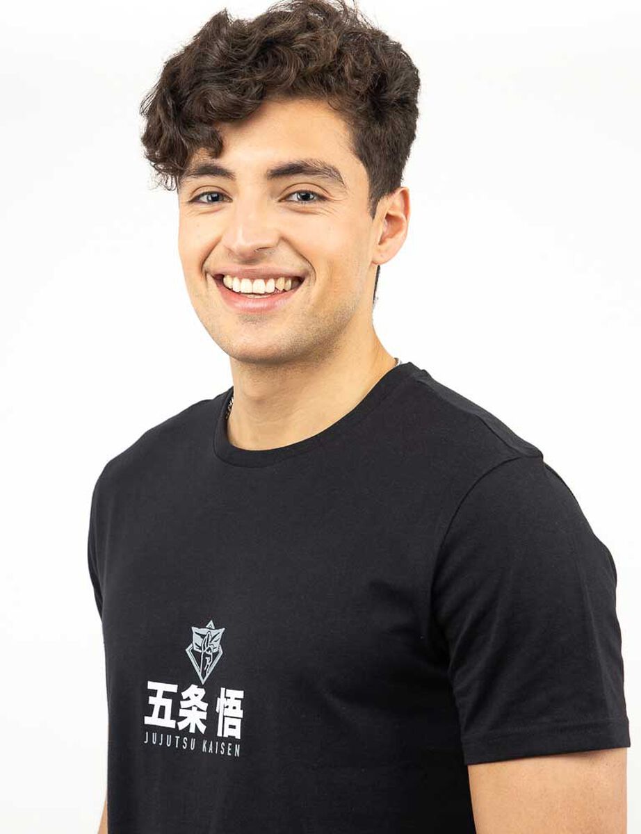 Polera Con Estampado Manga Corta Hombre Icono