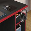 Escritorio Home Mobili Luigi Negro Rojo