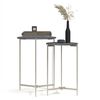 Set 2 Mesas Lateral Onessta Prisma Gris